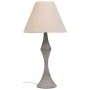 Lampada da tavolo Alexandra House Living Bianco Grigio Metallo Stoffa 220-240 V 23 x 46 x 23 cm di Alexandra House Living, La...