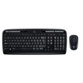 Keyboard and Mouse Logitech Wireless Combo MK330 Black Qwerty US by Logitech, Keyboard & Mouse Sets - Ref: S9123429, Price: 4...