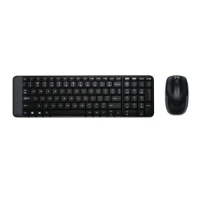 Tastatur mit Maus Logitech Wireless Combo MK220 Schwarz QWERTY Qwerty US von Logitech, Tastatur-Maus-Sets - Ref: S9123434, Pr...