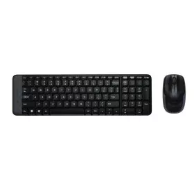 Teclado e Rato Logitech Wireless Combo MK220 Preto QWERTY Qwerty US de Logitech, Packs de teclado e rato - Ref: S9123434, Pre...