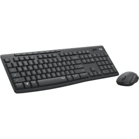 Keyboard Logitech MK295 Silent Wireless Combo Graphite Monochrome QWERTY Qwerty US by Logitech, Keyboards - Ref: S9123436, Pr...