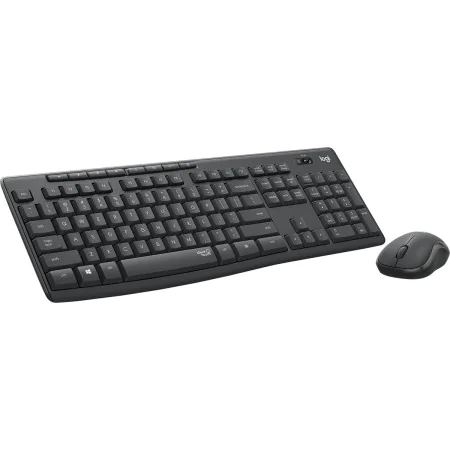 Tastatur Logitech MK295 Silent Wireless Combo Graphit Schwarzweiß QWERTY Qwerty US von Logitech, Tastaturen - Ref: S9123436, ...