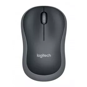 Wireless Mouse Logitech M185 Black Grey Monochrome 1000 dpi by Logitech, Mice - Ref: S9123441, Price: 16,12 €, Discount: %