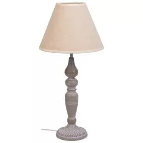 Lampada da tavolo Alexandra House Living Bianco Grigio Metallo Stoffa 220-240 V 23 x 46 x 23 cm di Alexandra House Living, La...