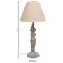 Tischlampe Alexandra House Living Weiß Grau Metall Stoff 220-240 V 23 x 46 x 23 cm von Alexandra House Living, Tisch- & Nacht...