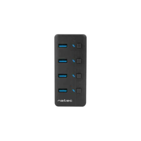 Hub USB Natec MANTIS Negro (1 unidad) de Natec, Hubs USB - Ref: S9123566, Precio: 23,51 €, Descuento: %