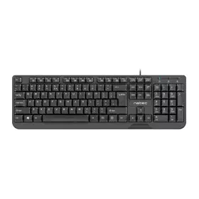 Clavier Natec TROUT Noir de Natec, Claviers - Réf : S9123572, Prix : 9,61 €, Remise : %