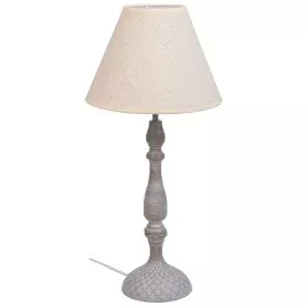 Lampe de bureau Alexandra House Living Blanc Gris Métal Tissu 220-240 V 23 x 51 x 23 cm de Alexandra House Living, Lampes de ...