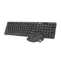 clavier et souris Natec Stingray Noir QWERTY Qwerty US de Natec, Ensembles Clavier et Souris - Réf : S9123582, Prix : 22,00 €...