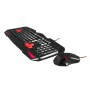 clavier et souris Tacens MCP1 Noir Rouge Monochrome Espagnol Qwerty de Tacens, Ensembles Clavier et Souris - Réf : S9123761, ...