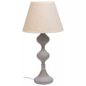 Tischlampe Alexandra House Living Weiß Grau Metall Stoff 220-240 V 25 x 50 x 25 cm von Alexandra House Living, Tisch- & Nacht...