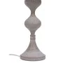 Lámpara de mesa Alexandra House Living Blanco Gris Metal Tela 220-240 V 25 x 50 x 25 cm de Alexandra House Living, Lámparas d...