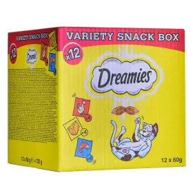 Collation pour Chat Dreamies Variety 12 x 60 g Poulet Saumon Fromage de Dreamies, Snacks - Réf : S9124181, Prix : 13,73 €, Re...