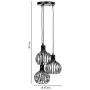 Candeeiro de teto Alexandra House Living Preto de Alexandra House Living, Iluminação suspensa - Ref: D1632061, Preço: 55,26 €...