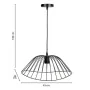 Candeeiro de teto Alexandra House Living Preto de Alexandra House Living, Iluminação suspensa - Ref: D1632062, Preço: 26,05 €...