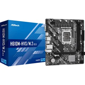 Motherboard ASRock H610M-HVS/M.2 R2.0 INTEL H610 LGA 1700 by ASRock, Base plates - Ref: S9124516, Price: 75,90 €, Discount: %