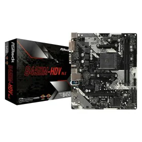 Carte Mère ASRock B450M-HDV R4.0 AMD B450 AMD AM4 de ASRock, Cartes mères - Réf : S9124539, Prix : 57,60 €, Remise : %