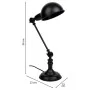 Flexo/Lampada da scrivania Alexandra House Living Nero Metallo 15 x 50 x 23 cm di Alexandra House Living, Lampade da lavoro -...