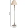 Floor Lamp Alexandra House Living White Grey 220-240 V 38 x 154 x 38 cm by Alexandra House Living, Floor Lamps & Torchieres -...