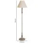 Floor Lamp Alexandra House Living White Grey 220-240 V 38 x 154 x 38 cm by Alexandra House Living, Floor Lamps & Torchieres -...