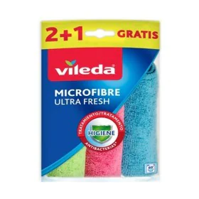 Microfibre cleaning cloth Vileda 167602 Microfibre 3 Pieces (3 Units) by Vileda, Cloths - Ref: S9126718, Price: 4,76 €, Disco...