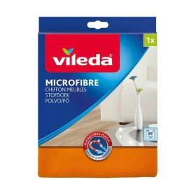 Microfibre cleaning cloth Vileda 168863 Orange Polyester (1 Unit) (3 Pieces) by Vileda, Cleaning equipment - Ref: S9126719, P...