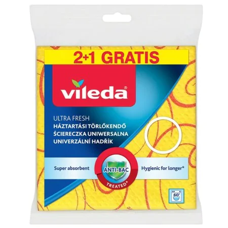 Kitchen Cloth Vileda 144826 Yellow (3 Pieces) by Vileda, Dish Cloth & Towels - Ref: S9126726, Price: 2,54 €, Discount: %