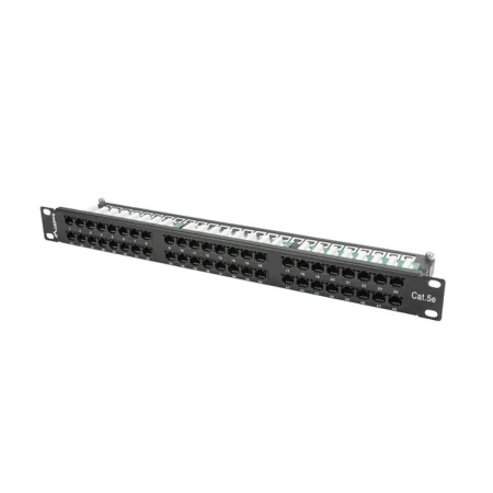 Patch Panel 48 Porte UTP Categoria 6 Lanberg PPU5-1048-B di Lanberg, Armadi e mensole - Rif: S9127297, Prezzo: 37,29 €, Scont...