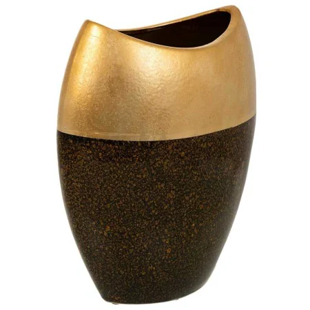 Vase Alexandra House Living Gold Ceramic 13 x 29 x 24 cm by Alexandra House Living, Vases - Ref: D1632079, Price: 23,72 €, Di...