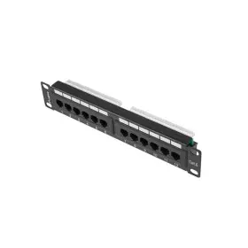 12-port UTP Category 6 Patch Panel Lanberg PPU6-9012-B by Lanberg, Cupboards and shelving - Ref: S9127313, Price: 11,92 €, Di...