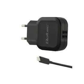 Wall Charger Qoltec 50188 Black 17 W by Qoltec, Chargers - Ref: S9127516, Price: 10,44 €, Discount: %