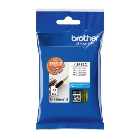 Original Ink Cartridge Brother LC-3617C Cyan by Brother, Printer toners and inks - Ref: S9128059, Price: 11,57 €, Discount: %