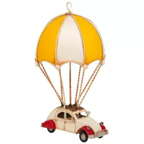 Deko-Figur Alexandra House Living Gelb Eisen ABS Luftballon Auto Fallschirm 17 x 31 x 18 cm von Alexandra House Living, Samml...