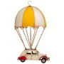 Deko-Figur Alexandra House Living Gelb Eisen ABS Luftballon Auto Fallschirm 17 x 31 x 18 cm von Alexandra House Living, Samml...