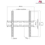 Support mural MacLean MC-748 32" 60" 85" 100" de MacLean, Supports et rehausseurs d'écran - Réf : S9128199, Prix : 13,16 €, R...