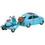 Decorative Figure Alexandra House Living Light Blue Iron ABS Motorbike Trailer 10 x 10 x 34 cm by Alexandra House Living, Col...