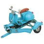 Decorative Figure Alexandra House Living Light Blue Iron ABS Motorbike Trailer 10 x 10 x 34 cm by Alexandra House Living, Col...