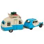 Decorative Figure Alexandra House Living Light Blue Iron ABS Caravan Trailer 9 x 15 x 41 cm by Alexandra House Living, Collec...