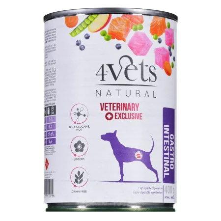 Alimentation humide 4VETS         Chiens adultes Dinde 400 g de 4VETS, Humide - Réf : S9128591, Prix : 4,82 €, Remise : %