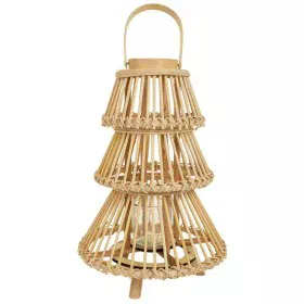 Farol Alexandra House Living Natural Bambú 29 x 42 x 29 cm de Alexandra House Living, Candelabros y portavelas - Ref: D163209...