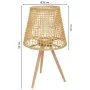 Lanterne Alexandra House Living Naturel Bambou Rotin 36 x 64 x 36 cm de Alexandra House Living, Bougeoirs et chandeliers - Ré...