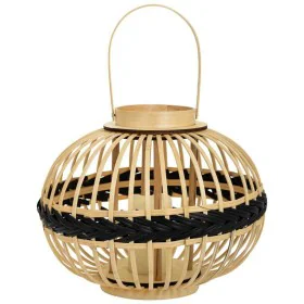 Lanterne Alexandra House Living Naturel Bambou 37 x 30 x 37 cm de Alexandra House Living, Bougeoirs et chandeliers - Réf : D1...