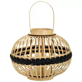 Farol Alexandra House Living Natural Bambú 37 x 30 x 37 cm de Alexandra House Living, Candelabros y portavelas - Ref: D163209...