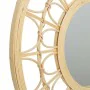 Miroir mural Alexandra House Living Naturel Bambou Rotin 56 x 2 x 56 cm de Alexandra House Living, Miroirs muraux - Réf : D16...