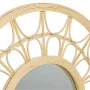 Miroir mural Alexandra House Living Naturel Bambou Rotin 56 x 2 x 56 cm de Alexandra House Living, Miroirs muraux - Réf : D16...