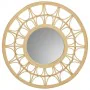 Wall mirror Alexandra House Living Natural Bamboo Rattan 56 x 2 x 56 cm by Alexandra House Living, Wall-Mounted Mirrors - Ref...