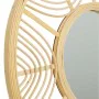 Wall mirror Alexandra House Living Natural Bamboo Rattan 55 x 2 x 55 cm by Alexandra House Living, Wall-Mounted Mirrors - Ref...