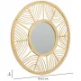 Miroir mural Alexandra House Living Naturel Bambou Rotin 55 x 2 x 55 cm de Alexandra House Living, Miroirs muraux - Réf : D16...