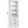 Shelves Alexandra House Living White Brown Zinc Alloy MDF Wood 40 x 180 x 63 cm by Alexandra House Living, Bookcases - Ref: D...