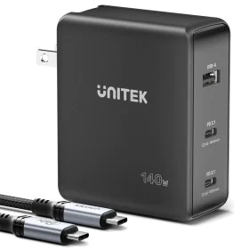 Cargador para Portátil Unitek P1115A 140 W de Unitek, Cargadores y bases de carga - Ref: S9129597, Precio: 58,54 €, Descuento: %